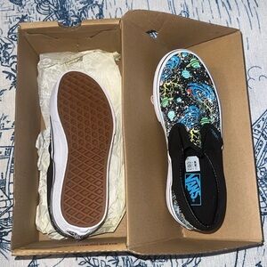 Brand new Vans glow in the dark slip on
